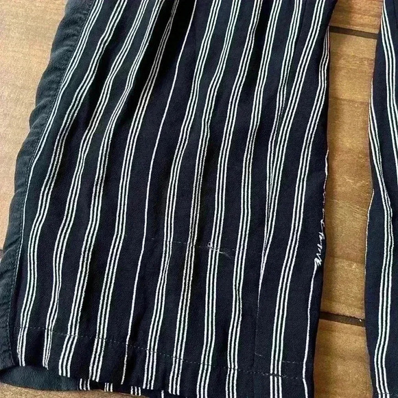 Rag & bone navy logo stripe jumpsuit size 6 - Picture 7 of 7